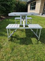 Opplooibare picnictafel, Gebruikt, Ophalen, Aluminium
