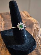 bague étoile en argent S925 faite main en jade jadéite vert, Enlèvement ou Envoi, Neuf