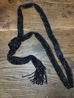 lange zwarte halsketting, nieuw, Handtassen en Accessoires, Kettingen, Nieuw, Overige materialen, Ophalen of Verzenden, Zwart