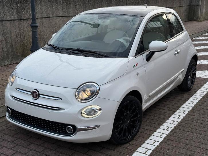 Fiat 500 1.2 Benzine 2019 | Panodak | Navi | Airco | Cruise, Auto's, Fiat, Bedrijf, Te koop, ABS, Airbags, Airconditioning, Alarm