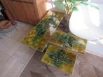 DENISCO vintage tegeltafel set salontafel en 2 bijzettafels, Antiek en Kunst, Ophalen