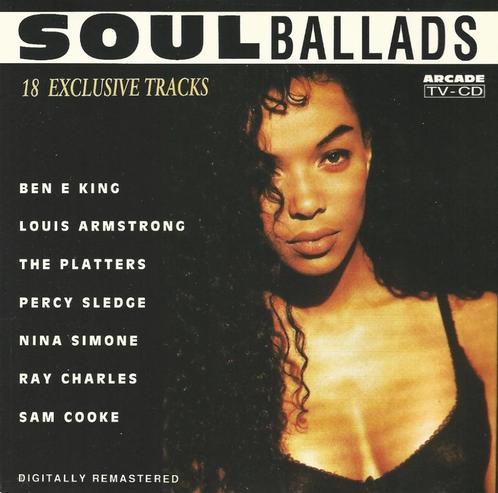 CD * SOUL BALLADS - 18 EXCLUSIVE TRACKS, CD & DVD, CD | R&B & Soul, Comme neuf, 1960 à 1980, Enlèvement ou Envoi