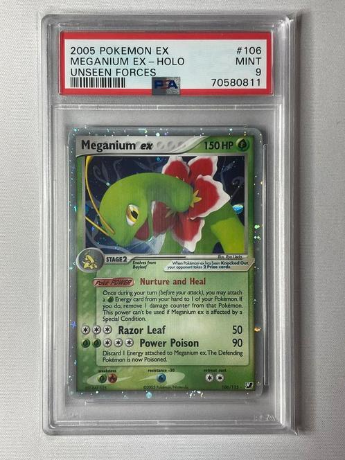 Meganium Ex Unseen Forces PSA 9, Hobby & Loisirs créatifs, Jeux de cartes à collectionner | Pokémon, Neuf, Enlèvement ou Envoi