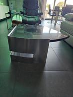 Design salontafel, Huis en Inrichting, Tafels | Salontafels, Ophalen, Zo goed als nieuw, Metaal