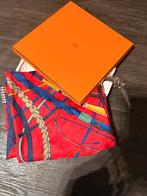 Hermès carré 90 “Gouets et Badines” zijde met doos/ tas, Enlèvement
