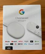 Te koop Google Chromecast 4k met Google tv, Ophalen of Verzenden, Zo goed als nieuw
