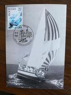 Postzegel op postkaart, op datum van uitgave. Perfecte staat, Timbres & Monnaies, Timbres | Europe | Belgique, Enlèvement, Avec timbre