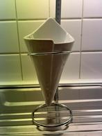 2 Puntzakken op staander voor bv frietjes H21cm, Huis en Inrichting, Keuken | Servies, Ophalen, Nieuw