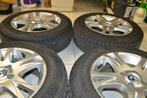 Alfa Mito 15" lichtmetalen velgen met winterbanden, Auto-onderdelen, Banden en Velgen, Ophalen, Gebruikt, 15 inch, Banden en Velgen