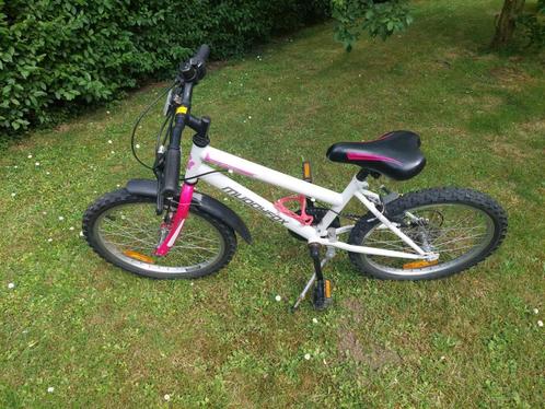 Vélo Enfant “Muddyfox” blanc et Rose 20 pouces - 6 vitesses, Fietsen en Brommers, Fietsen | Kinderfietsjes, Gebruikt, 20 inch of meer