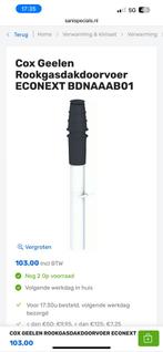 Dakdoorvoer 80/125 eindstuk, Doe-het-zelf en Bouw, Ophalen of Verzenden, Zo goed als nieuw