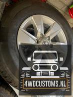 Set Toyota Landcruiser velgen 17""  met Michelin Latitude 26, Ophalen, Gebruikt, Banden en Velgen, All Season