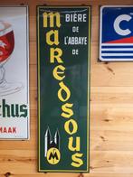 Emaille bord reclamebord Maredsous, Verzamelen, Merken en Reclamevoorwerpen, Ophalen, Reclamebord