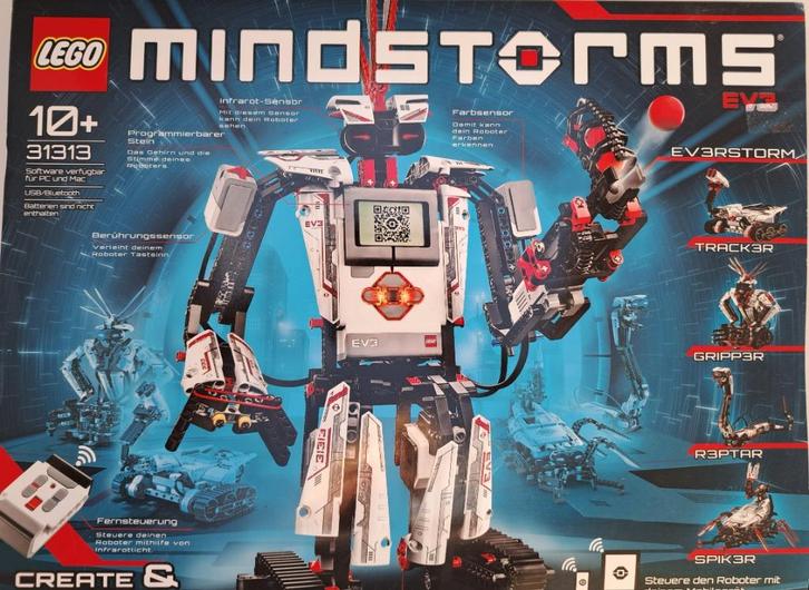 LEGO Mindstorms EV3 set, compleet incl werkboek, Kinderen en Baby's, Speelgoed | Duplo en Lego, Gebruikt, Lego, Complete set, Ophalen of Verzenden