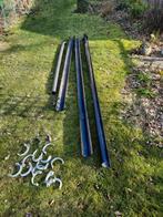 PVC dakgoten G125 + toebehoren, Doe-het-zelf en Bouw, Ophalen, Gebruikt, 2 tot 4 meter, PVC