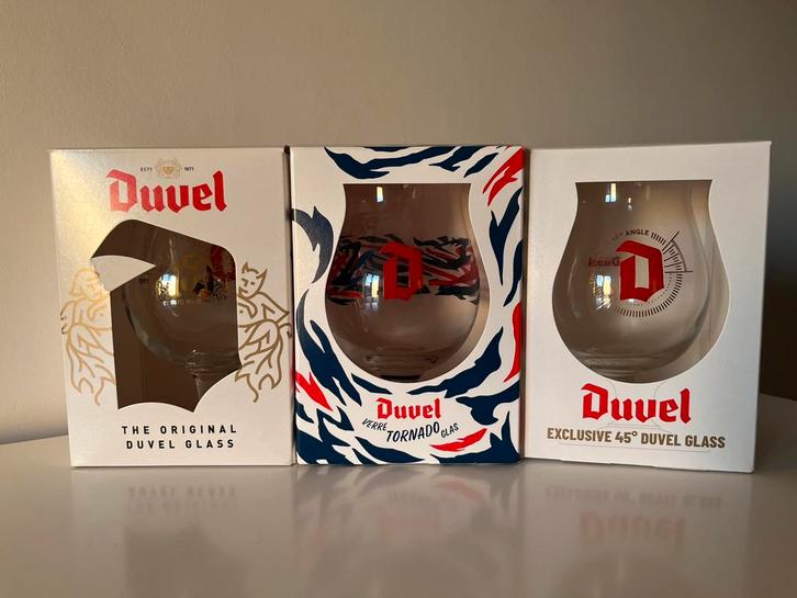 Duvel - verschillende glazen! (Zie omschrijving), Verzamelen, Glas en Drinkglazen, Nieuw, Bierglas, Ophalen of Verzenden