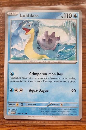 Pokemon-kaart Lokhlass 131/165 Fr beschikbaar voor biedingen