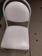 3 keukenstoelen, Huis en Inrichting, Stoelen, Ophalen, Drie, Wit, Zo goed als nieuw