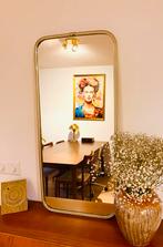 Prachtige Vintage Spiegel Goud Messing, Ophalen, Minder dan 50 cm, Zo goed als nieuw, Minder dan 100 cm
