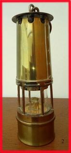 MIJNWERKERSLAMP :27 cm - perfecte staat - wiek aanwezig (geb, Antiek en Kunst, Ophalen of Verzenden, Koper