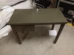 Kleine groene metalen bureau, Ophalen, Gebruikt, Bureau