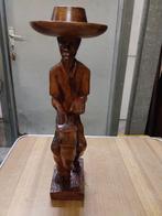 houten beeld, Ophalen