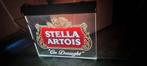 Stella Artois bier lamp verlichting reclame, Ophalen of Verzenden, Zo goed als nieuw, Lichtbak of (neon) lamp