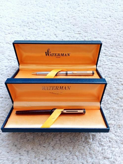 Waterman vulpen en balpen, Verzamelen, Pennenverzamelingen, Zo goed als nieuw, Balpen, Waterman, Ophalen of Verzenden