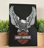 Panneau publicitaire en métal Harley Davidson, Collections, Enlèvement ou Envoi, Panneau publicitaire, Neuf