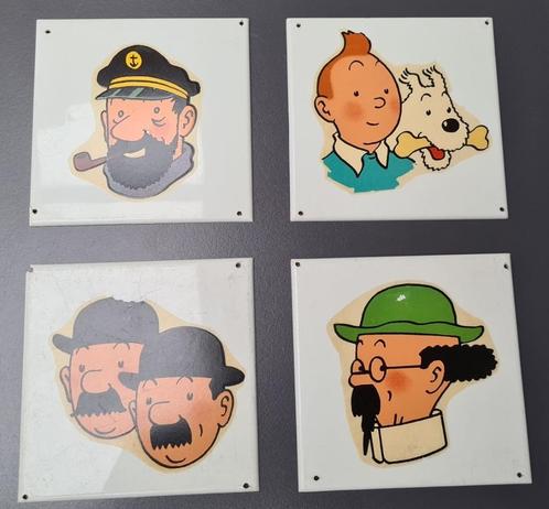 Kuifje / Tintin / Hergé, Persenaire Anvers carrelage, 1950, Verzamelen, Stripfiguren, Gebruikt, Gebruiksvoorwerp, Kuifje, Ophalen of Verzenden