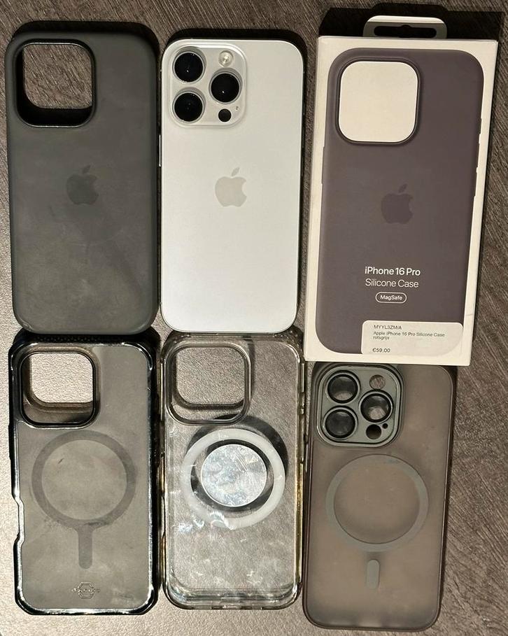 Iphone 16 pro 128gb, Telecommunicatie, Mobiele telefoons | Hoesjes en Screenprotectors | Apple iPhone, Zo goed als nieuw, Ophalen