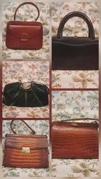 Plusieurs sacs pépites vintage années 50 60 70 cuir croco, Enlèvement ou Envoi