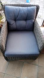 Set de salon 2x1 1x2 + table, Jardin & Terrasse, Osier, Comme neuf, Enlèvement, Sets de jardin
