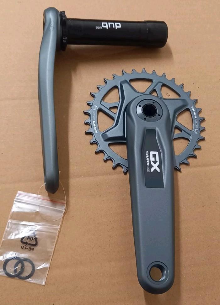 Pédalier Boost SRAM GX T TYPE DUB WIDE 34T 3mm offset, Fietsen en Brommers, Fietsonderdelen, Nieuw, Mountainbike, Crankstel of Pedalen