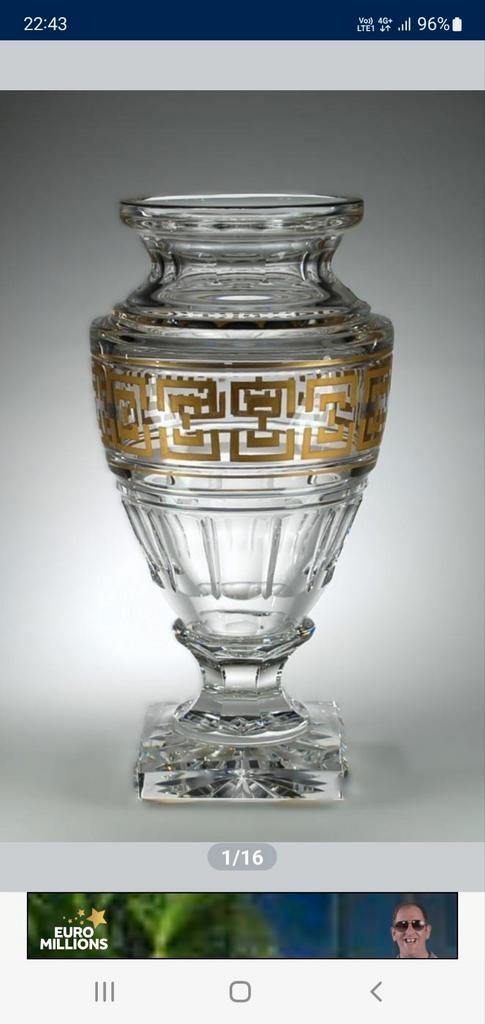 Vase Val Saint Lambert Modèle Jupiter, Antiquités & Art, Antiquités | Vases, Enlèvement