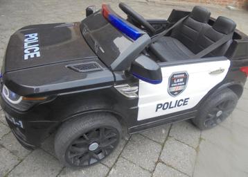 electrische politiejeep auto 12 volt beschikbaar voor biedingen