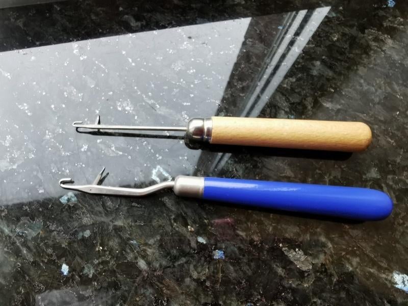 Smyrna Readicut haakpen, knooppen, Smyrna haaknaald, Hobby en Vrije tijd, Breien en Haken, Zo goed als nieuw, Haken, Overige typen