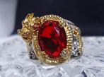 Ring Kerstman Sinterklaas zilver✨💎😍👀🤗🎁👌, Diversen, Ophalen of Verzenden, Nieuw