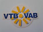 Vintage Sticker - VTB-VAB - Zon logo - Mooie staat, Bedrijf of Vereniging, Ophalen of Verzenden, Zo goed als nieuw