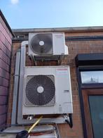 Toshiba airco 2 units binnen en buiten, Elektronische apparatuur, Airco's, Ophalen, Zo goed als nieuw, Afstandsbediening