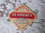 de koninck bierviltje 1959, Verzamelen, Biermerken, Ophalen of Verzenden, Zo goed als nieuw, Viltje(s), De Koninck