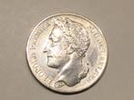 België 5 Frank 1833 zilver, Postzegels en Munten, Ophalen of Verzenden, Zilver