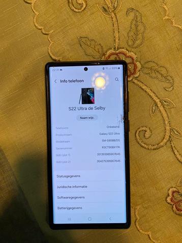 Samsung s22 ultra beschikbaar voor biedingen