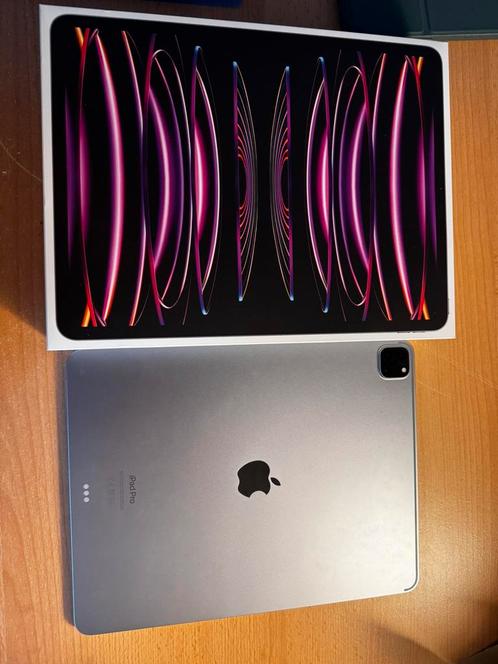 iPad pro 12.9 inclusief toetsenbord, Apple Pencil en hoesje., Computers en Software, Apple iPads, Zo goed als nieuw, 12 inch, Ophalen