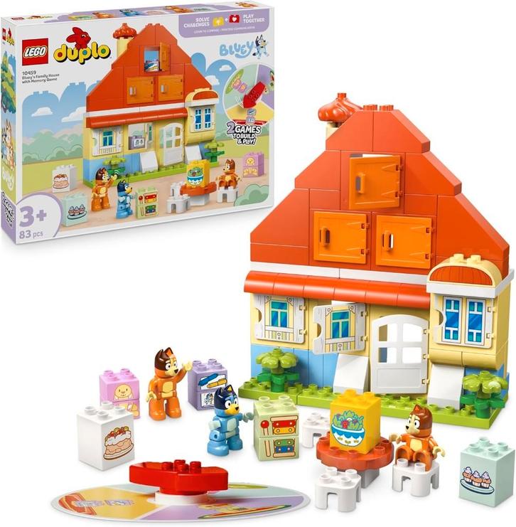 Neuf - Lego La maison de famille de Bluey et le jeu, Kinderen en Baby's, Speelgoed | Duplo en Lego, Nieuw, Lego, Complete set