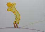 ANTOINE DE SAINT-EXUPERY / PETIT PRINCE / KLEURLITHO 40x31cm, Antiek en Kunst, Ophalen of Verzenden