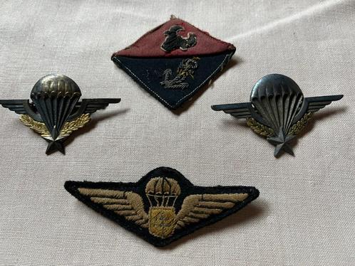 TROEPENKAPITEIN 39/45 ALGERIE COMMANDO I MET VIER INSIGNES, Verzamelen, Militaria | Algemeen, Luchtmacht, Embleem of Badge, Ophalen of Verzenden