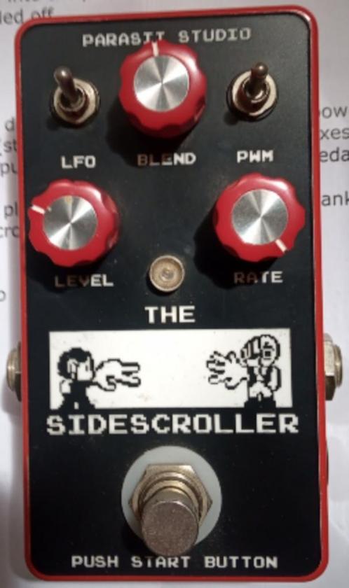 Parasit Studio Sidescroller fuzz (gated, LFO, octave, 8bit), Muziek en Instrumenten, Effecten, Zo goed als nieuw, Distortion, Overdrive of Fuzz