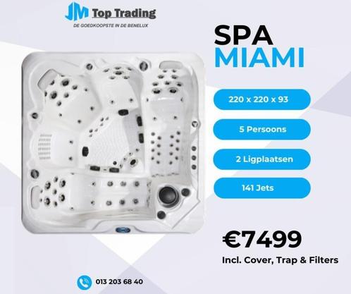 AquaLife Spa (jacuzzi) - Miami 220x220cm 5 pers. (Balboa), Tuin en Terras, Zwembad-toebehoren, Nieuw, Filter, Ophalen of Verzenden