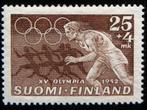 Finland Olympische Spelen 52, Postzegels en Munten, Postzegels | Thematische zegels, Ophalen of Verzenden, Postfris, Sport